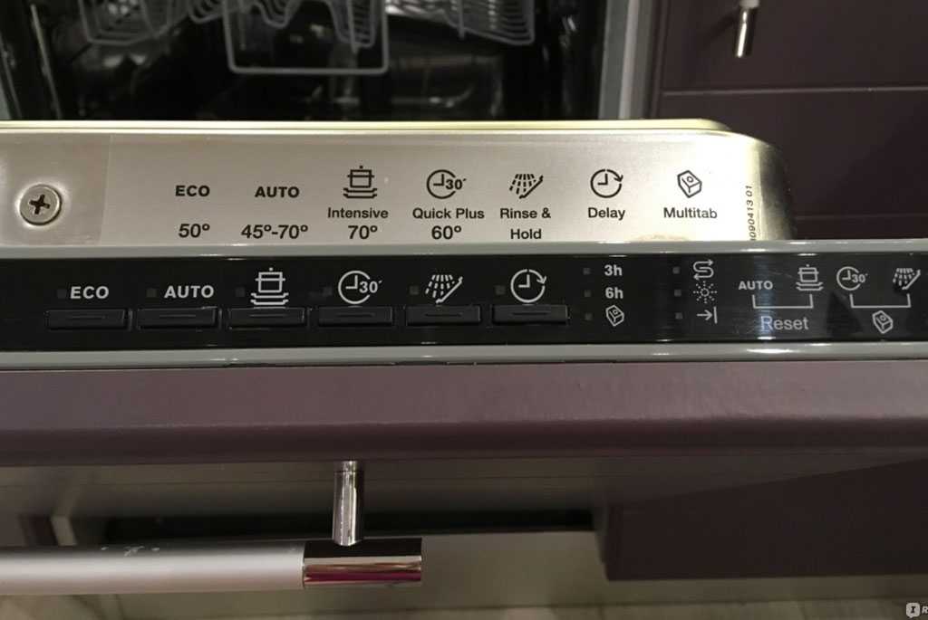 Не горят индикаторы посудомоечной машины AEG